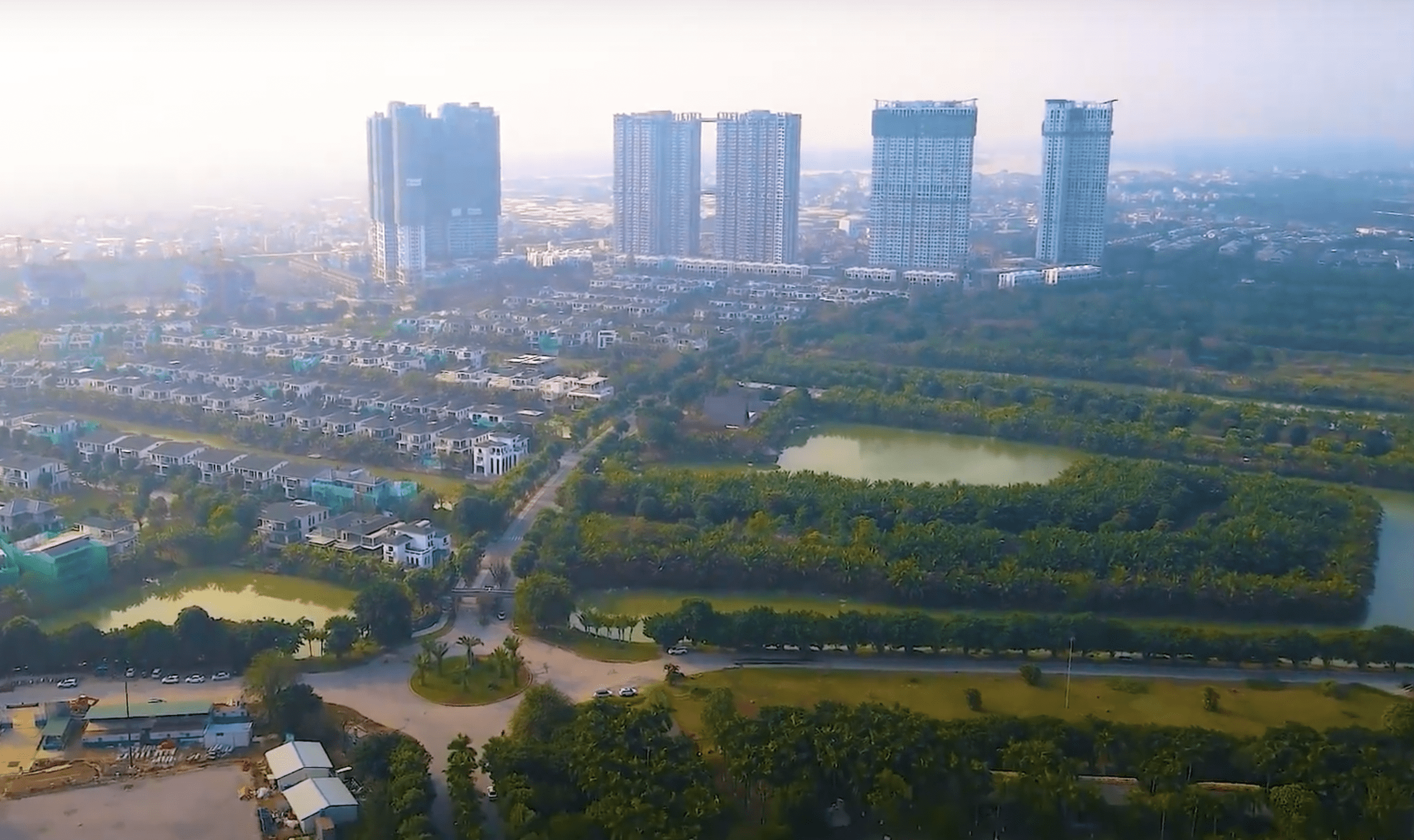 Hình ảnh tiến độ dự án Eco Central Park Vinh tháng 112022  Ecopark